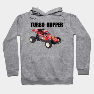 TURBO HOPPER Vintage RC 80s Tyco Black Text Hoodie